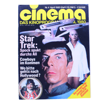 Cinema Magazin Heft 23 1980 Star Trek Roger Moore Poster | Hoppla-Stuff
